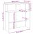 Birou de recepție Gri beton 100x50x103,5 cm Lemn prelucrat GartenMobel Dekor