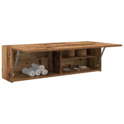 Dulap perete de baie, lemn vechi, 100x25x30 cm, lemn prelucrat GartenMobel Dekor