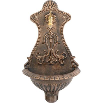 Chiuveta de gradina 37x18.5x66.5 cm, aluminiu, efect cupru, Strend Pro GartenVIP DiyLine