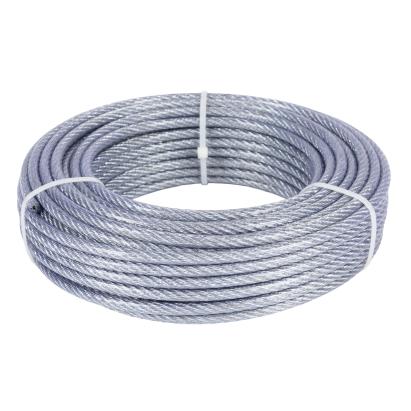 Cablu otel zincat Micul Fermier, plastifiat, diametru 4-5.5mm, lungime 25m FarmGarden AgroTrade