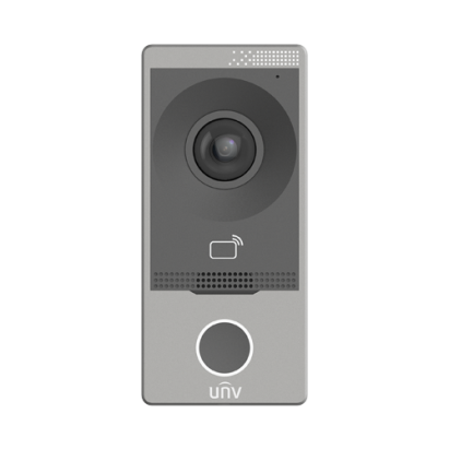 Post exterior videointerfon TCP/IP, IR, Wi-Fi, IK08 - UNV OEU-201S-HMK-W SafetyGuard Surveillance