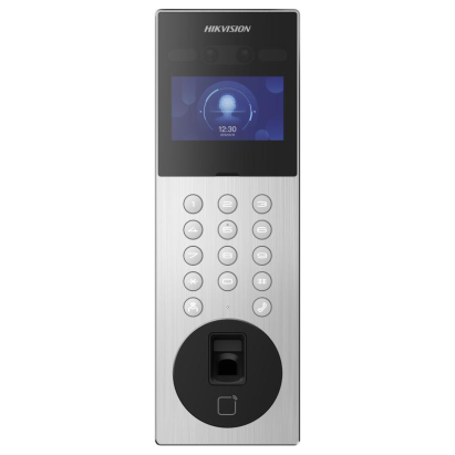 Videointerfon cu recunoastere faciala Hikvision, 2MP, 4.3-inch LCD, card M1, IP65 - DS-KD9203-MFE6 SafetyGuard Surveillance