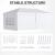 Pavilion pentru gradina/comercial, cadru metalic, material Oxford, 6 pereti, pliabil, alb, 5.85x2.95x2.70 m GartenVIP DiyLine