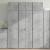 Dulap de depozitare, gri beton, 70x42,5x225 cm, lemn prelucrat GartenMobel Dekor