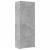 Dulap înalt, gri beton, 70x42,5x185 cm, lemn prelucrat GartenMobel Dekor