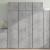 Dulap înalt, gri beton, 70x42,5x185 cm, lemn prelucrat GartenMobel Dekor