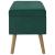 Bancă cu un compartiment de depozitare, verde, 80 cm, catifea GartenMobel Dekor