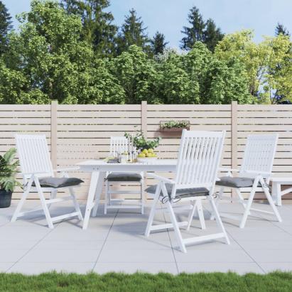 Perne de scaun, 4 buc., gri, 40x40x7 cm, textil oxford GartenMobel Dekor