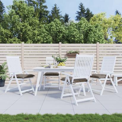 Perne de scaun, 4 buc., gri taupe, 40x40x7 cm, textil oxford GartenMobel Dekor