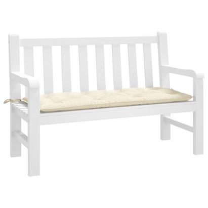 Pernă bancă de grădină, crem, 120x50x7 cm, material oxford GartenMobel Dekor