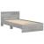 Cadru de pat cu tăblie gri sonoma 100x200 cm lemn prelucrat GartenMobel Dekor