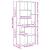 Bibliotecă/separator cameră stejar maro 67x25x161,5 cm lemn GartenMobel Dekor