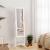 Cabinet bijuterii cu oglinda, Artool, MDF, raft interior, alb, 41x36x151 cm GartenVIP DiyLine