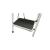 Scara metalica pliabila, 3 trepte cauciuc antiderapant, inaltime 127cm, sarcina maxima 150Kg Crownman Cod: DISPN85 Automotive TrustedCars