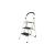 Scara metalica pliabila, 3 trepte cauciuc antiderapant, inaltime 127cm, sarcina maxima 150Kg Crownman Cod: DISPN85 Automotive TrustedCars