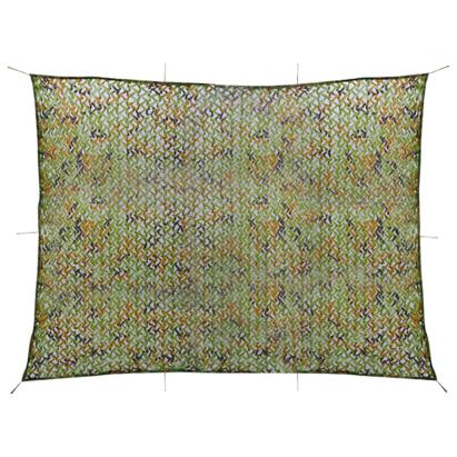Plasă de camuflaj cu geantă de depozitare, verde, 2x4 m GartenMobel Dekor