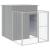 Cușcă de câine & țarc gri deschis 165x863x181cm oțel galvanizat GartenMobel Dekor