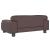 Canapea pentru copii maro 70x45x30 cm piele artificială GartenMobel Dekor