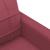 Set canapea cu perne, 4 piese, roșu vin, material textil GartenMobel Dekor