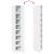 Dulap depozitare slim alb 30x42,5x225 cm lemn prelucrat GartenMobel Dekor