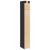 Dulap depozitare slim negru 30x42,5x225 cm lemn prelucrat GartenMobel Dekor