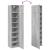 Dulap depozitare slim sonoma gri 45x42,5x225 cm lemn prelucrat GartenMobel Dekor