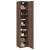 Dulap depozitare slim stejar maro 45x42,5x225 cm lemn prelucrat GartenMobel Dekor