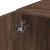 Dulap depozitare slim stejar maro 45x42,5x225 cm lemn prelucrat GartenMobel Dekor