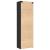 Dulap de depozitare, negru, 70x42,5x225 cm, lemn prelucrat GartenMobel Dekor