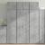 Dulap înalt, gri beton, 70x42,5x185 cm, lemn prelucrat GartenMobel Dekor