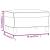 Taburet, crem, 70x55x41 cm, material textil GartenMobel Dekor