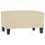 Taburet, crem, 70x55x41 cm, material textil GartenMobel Dekor