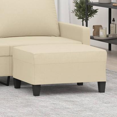 Taburet, crem, 70x55x41 cm, material textil GartenMobel Dekor