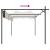 Pergola cu acoperiș retractabil, crem, 395x292x230 cm GartenMobel Dekor
