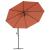 Umbrelă în consolă cu stâlp din aluminiu, 350 cm, cărămiziu GartenMobel Dekor