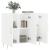 Dulap, alb, 90x34x80 cm, lemn compozit GartenMobel Dekor