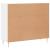 Dulap, alb, 90x34x80 cm, lemn compozit GartenMobel Dekor
