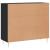 Dulap, negru, 90x34x80 cm, lemn compozit GartenMobel Dekor