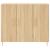 Dulap, stejar sonoma, 90x34x80 cm, lemn compozit GartenMobel Dekor