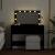 Masă de toaletă cu LED, negru, 100x40x120 cm GartenMobel Dekor