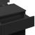 Masă de toaletă cu LED, negru, 100x40x120 cm GartenMobel Dekor