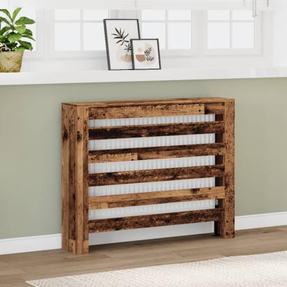 Mască pentru calorifer, lemn vechi, 104x20x82cm, lemn prelucrat GartenMobel Dekor
