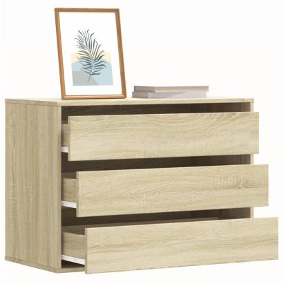 Dulap colț cu sertare stejar sonoma 80x41x58 cm lemn prelucrat GartenMobel Dekor