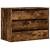 Dulap colț cu sertare stejar fumuriu 80x41x58 cm lemn prelucrat GartenMobel Dekor