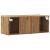 Dulap TV perete, stejar artizanal, 80x30x30 cm, lemn prelucrat GartenMobel Dekor