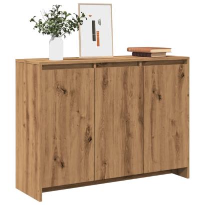 Dulap, stejar artizanal, 102x33x75 cm, lemn prelucrat GartenMobel Dekor