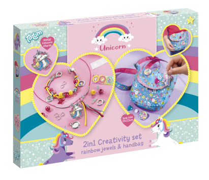 Set creativ 2 in 1 - Bijuterii & gentuta unicorni PlayLearn Toys