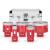 Carote diamantate profesionale, M14, set 5 buc, 20-68 mm, cu disc diamantat subtire, 125 mm GartenVIP DiyLine