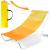 Scaun pliabil de plaja 86 x 51.5 x 60cm galben Handy KitchenServ