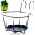 Suport Metalic pentru Ghivece de Balcon - Negru 29×22×24 cm Handy KitchenServ
